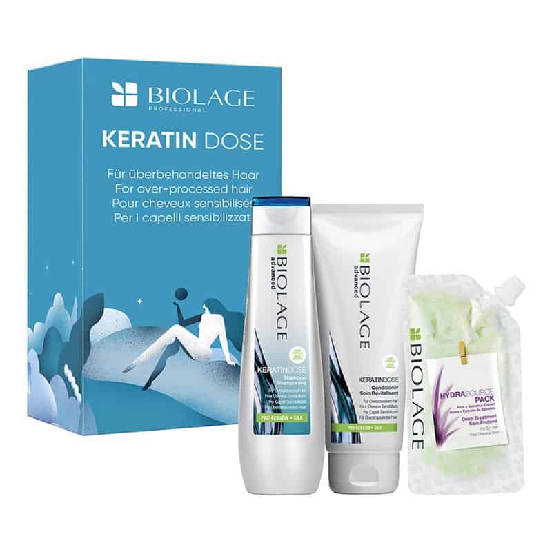 Biolage Keratindose – Set pentru par deteriorat, uscat si suprasolicitat