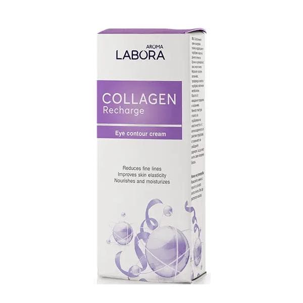 Crema pentru Conturul Ochilor cu Colagen – Aroma Labora Collagen Recharge Eye Contour Cream, 15 ml