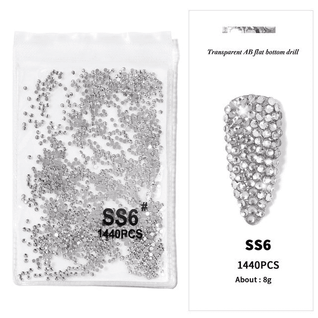 Cristale swarovski silver marime ss6 set 1440buc – silver-ss5