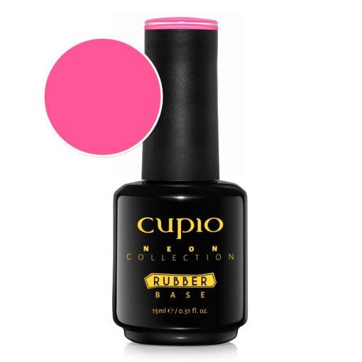 Cupio Rubber Base Neon Collection – Summer Kiss 15ml