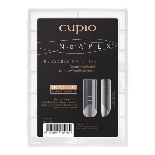 Cupio Tipsuri reutilizabile – No Apex 120buc