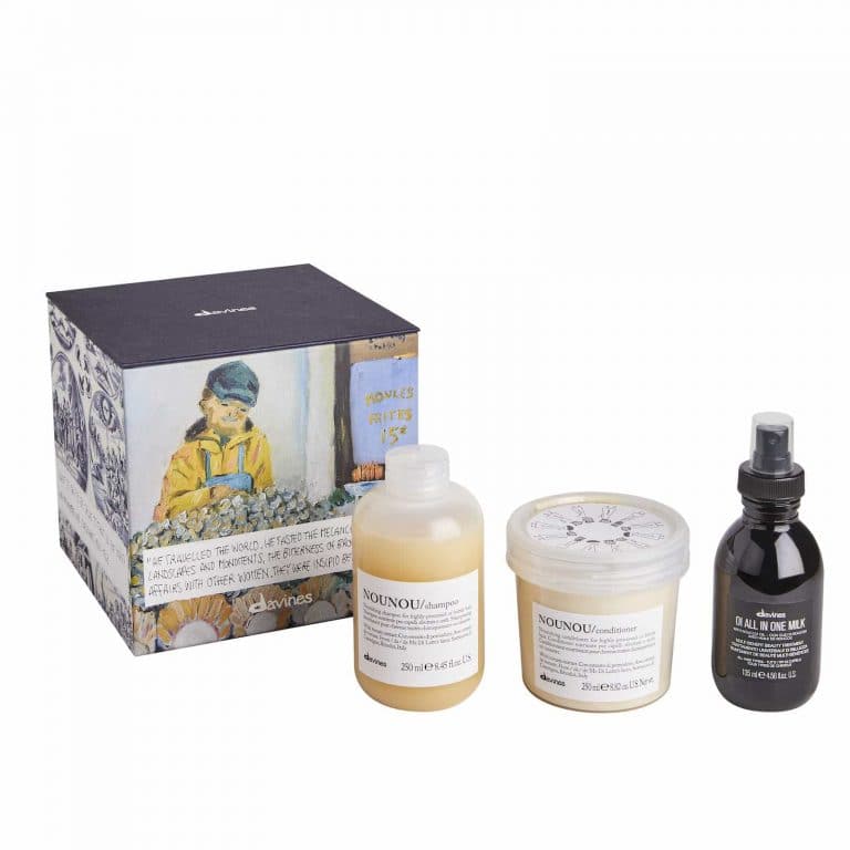 Davines – Pachet nutritiv pentru par uscat si deteriorat The Idealist