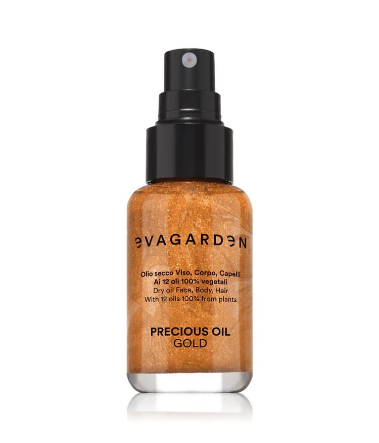 Evagarden Ulei stralucitor pentru piele si par cu 12 uleiuri pretioase 100% vegetale – Precious Gold 50ml