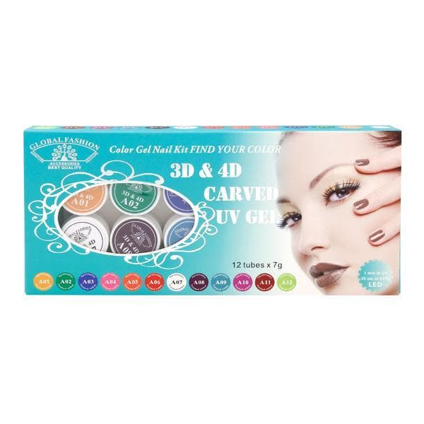 Gel 4D Global Fashion 7g – Set A 12 buc