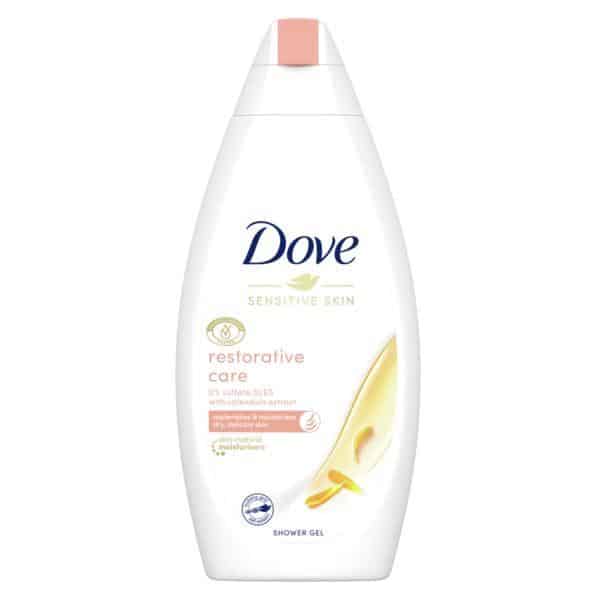 Gel de dus, Dove, Sensitive Skin, Restorative Care, with Calendula, 500 ml