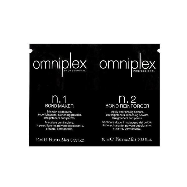 Kit pentru Protejarea Parului in Timpul Procedurilor Chimice – FarmaVita Omniplex Professional n.1 Bond Maker & n.2 Bond Reinforcer, 2x 10 ml