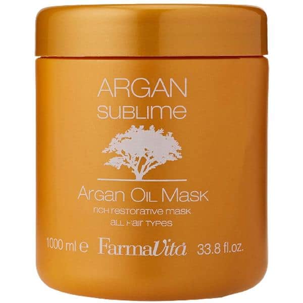 Masca pentru Par cu Ulei de Argan – FarmaVita Argan Sublime Argan Oil Mask, 1000 ml