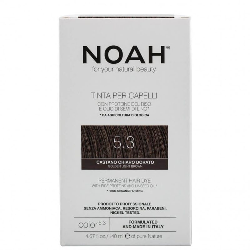 NOAH Vopsea de par naturala, Saten auriu deschis 5.3, 140 ml