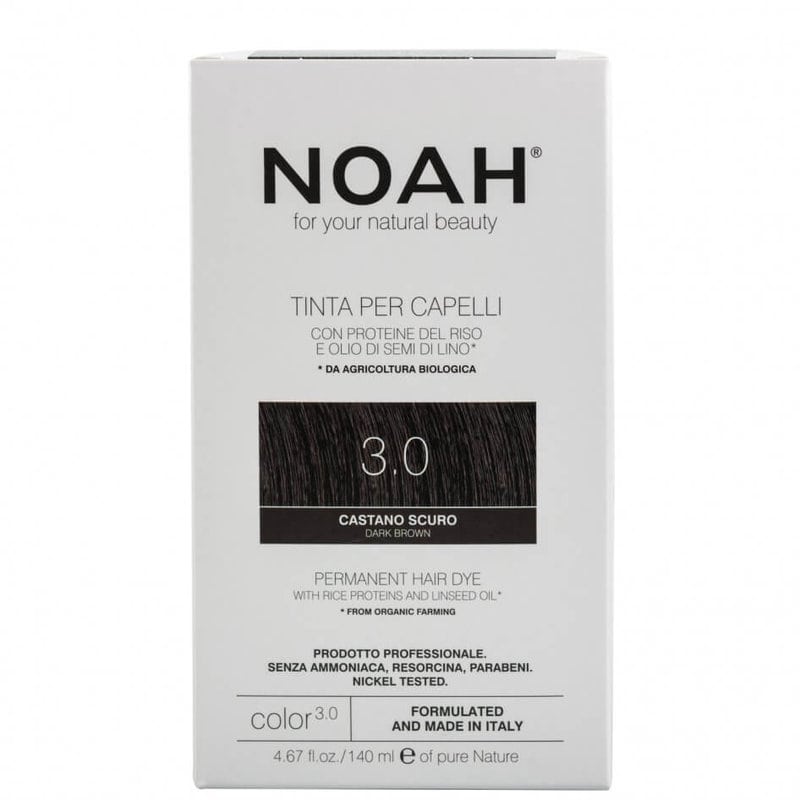 NOAH Vopsea de par naturala, Saten inchis 3.0, 140 ml