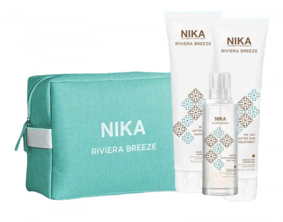 Nika Riviera Breeze Kit pentru ingrijirea parului in timpul si dupa expunerea la soare