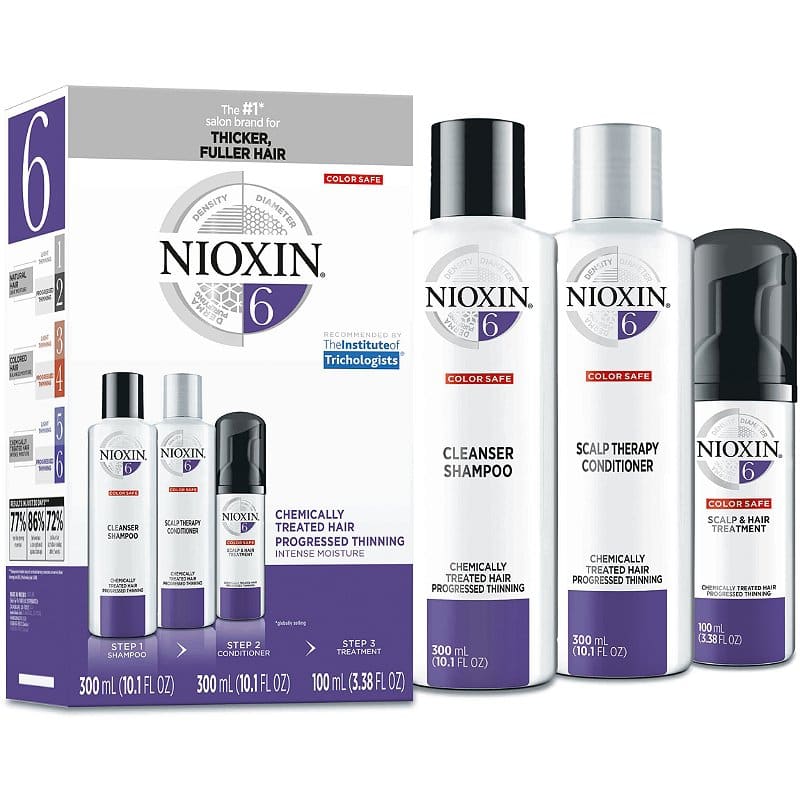 Nioxin System 6 – Pachet anticadere puternica pentru par tratat chimic 700ml