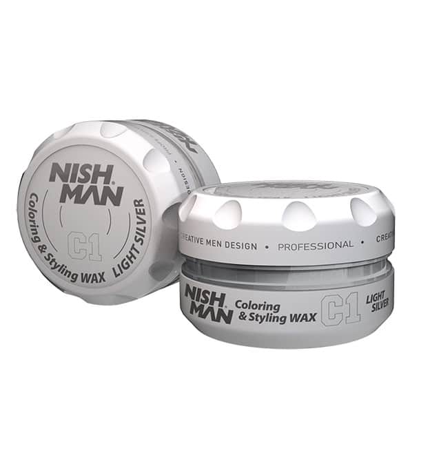 NishMan Ceara de par colorata 100 ml – Gri deschis