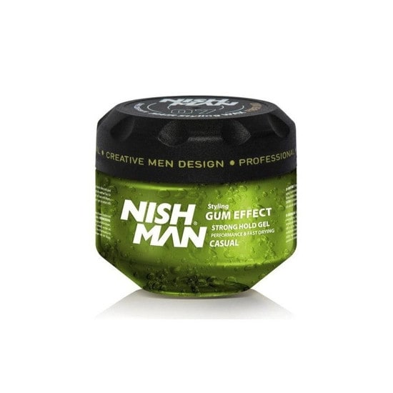 NishMan Gum Effect G1 Strong Hold – Gel cu fixare puternica Casual 300ml