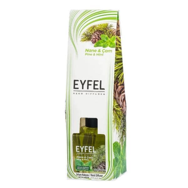 Odorizant cu Betisoare Parfumate Menta si Pin, Eyfel, 120ml