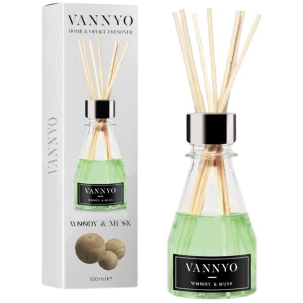 Odorizant cu betisoare Vannyo Aroma Expert Woody Musck, 100ml