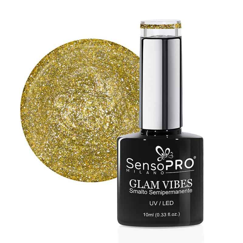 Oja Semipermanenta Glam Vibes SensoPRO Milano 10ml, Excentric Shine #33