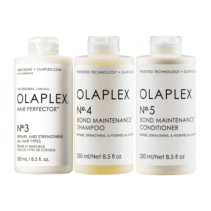 Olaplex – Pachet reparare si mentinere par deteriorat No.3, No.4, No.5 (3x250ml)