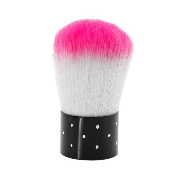 Pensula kabuki – White/Pink, 1 buc