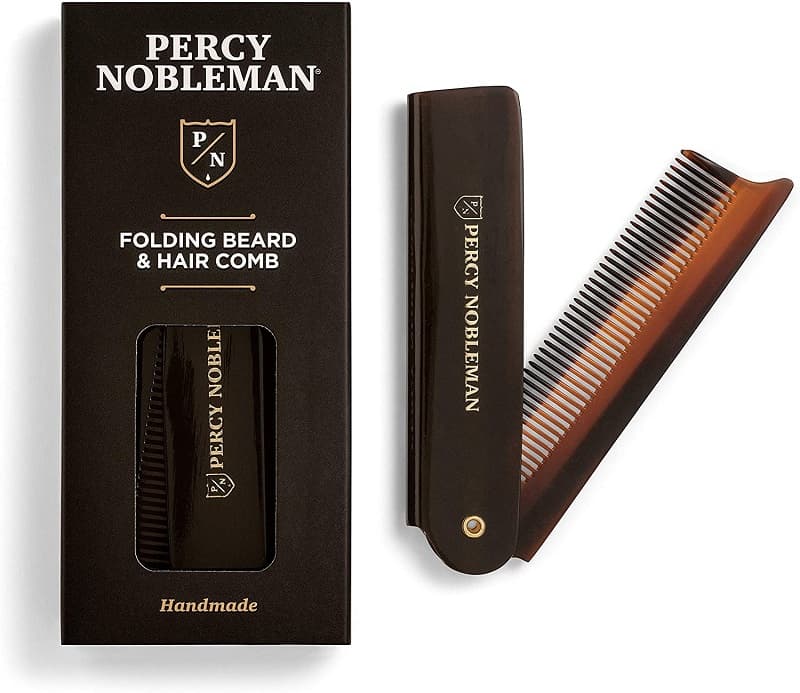 Percy Nobleman – Pieptene pliabil pentru par si barba Folding Comb