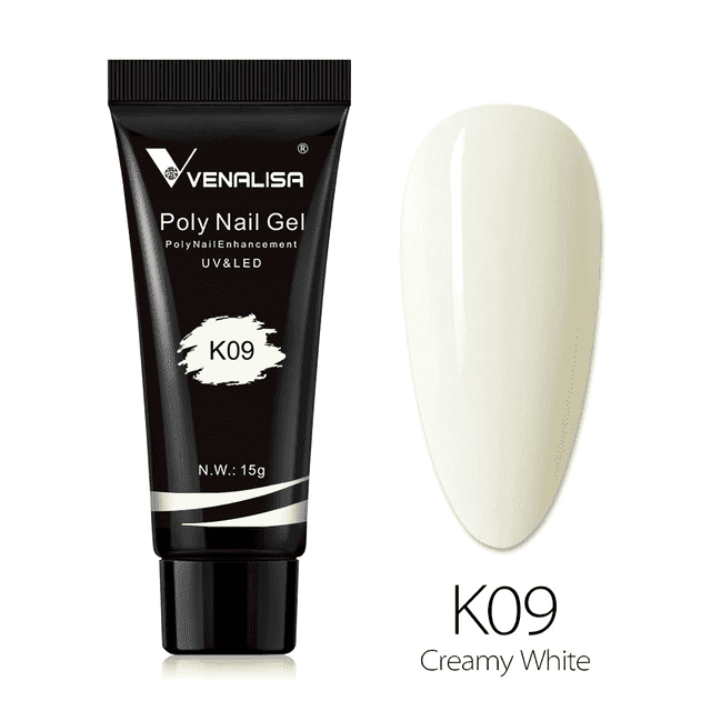 Polygel Venalisa 15ml- K09 Creamy White – K01