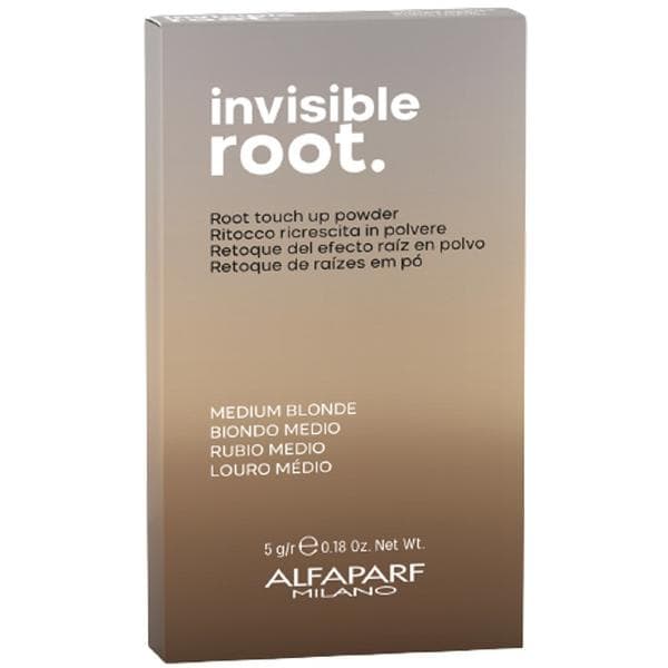 Pudra Coloranta pentru Radacini – Alfaparf Milano Invisible Root Powder, nuanta Medium Blonde, 5 g