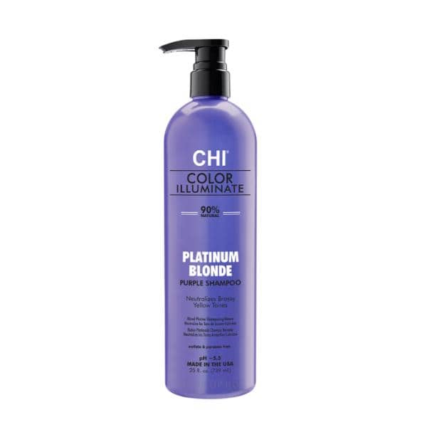 Sampon Nuantator pentru par Blond – CHI Farouk Platinum Blonde Purple Shampoo, 355 ml