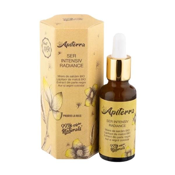 Ser Intensiv Radiance Apiterra – Apicola Pastoral Georgescu, 30 ml