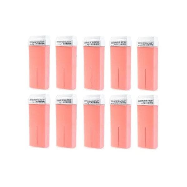 Set 10 Rezerve Ceara Epilat de unica folosinta Depileve, Professional, Pink Wax, 1000g