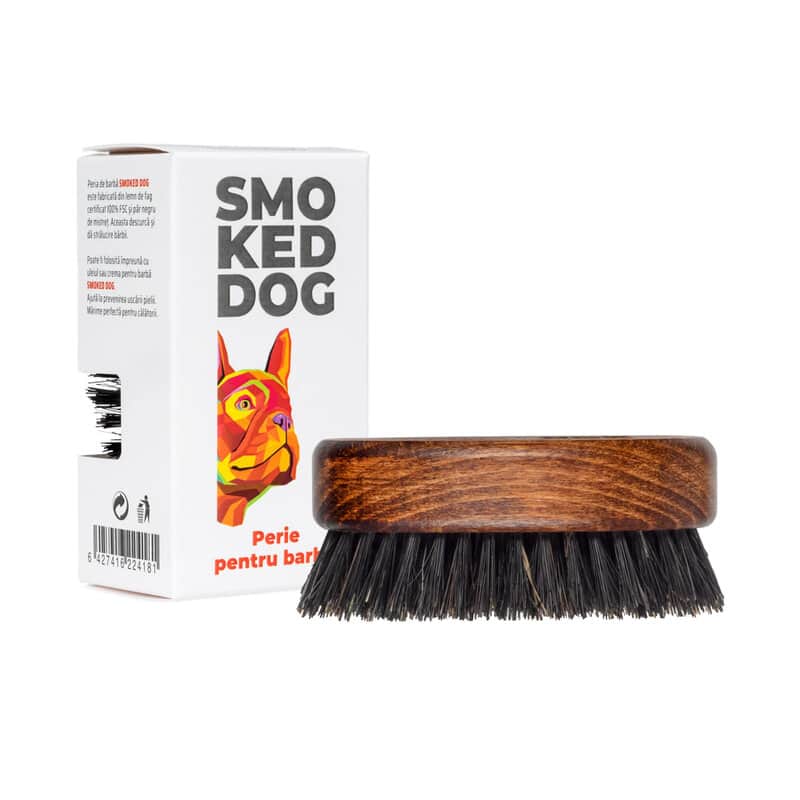 Smoked Dog – Perie pentru barba cu par de mistret si lemn de fag