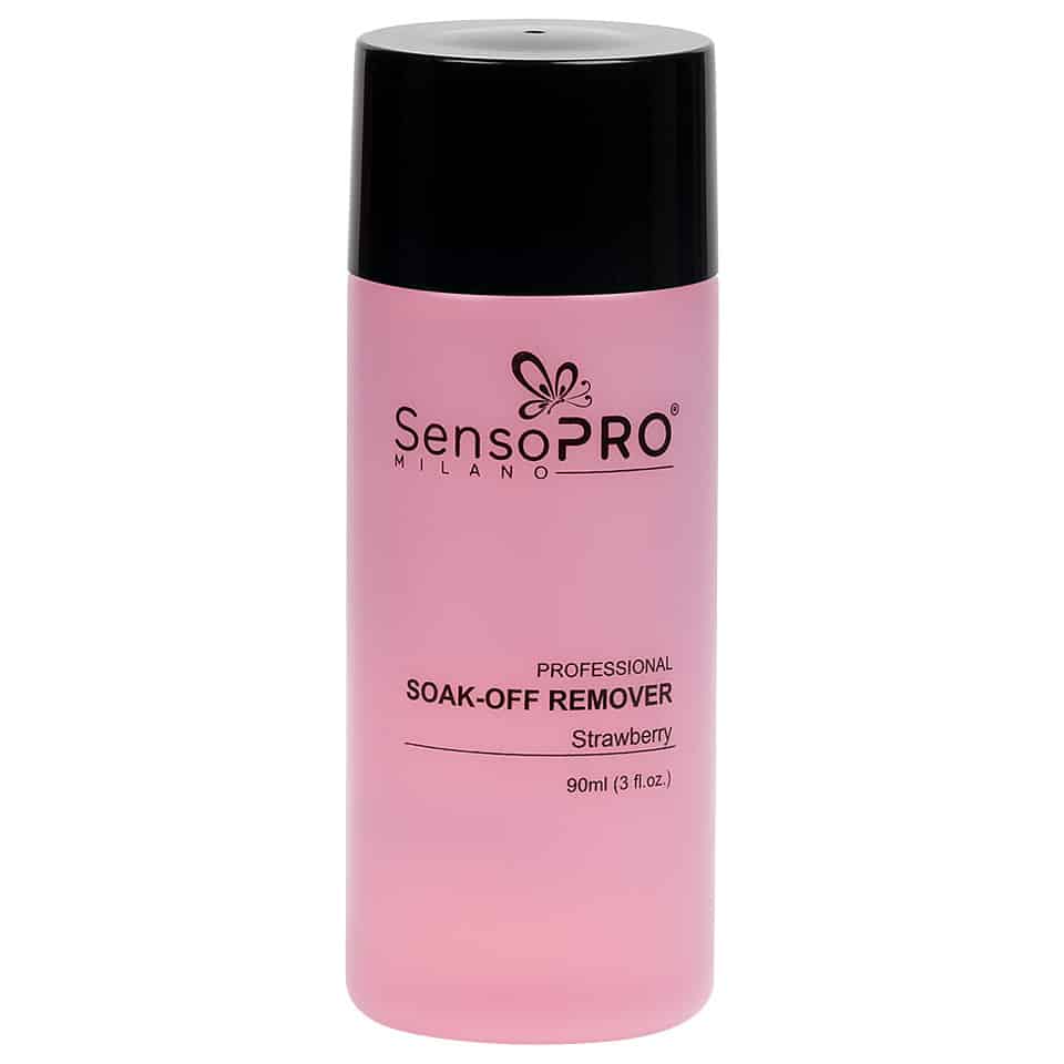 Soak-Off Remover Strawberry SensoPRO Milano, 90ml