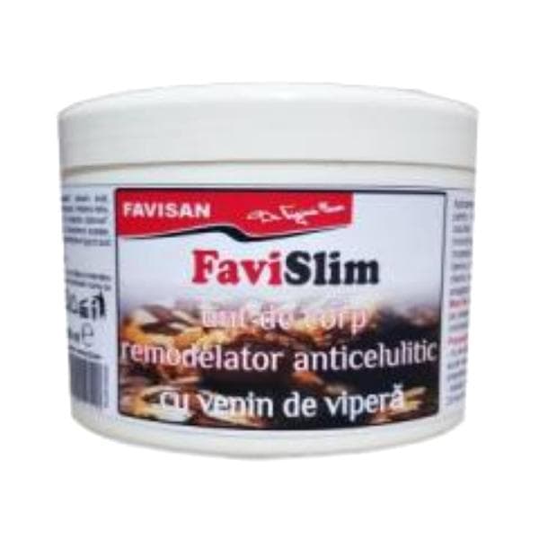 Unt de Corp Remodelator Anticelulitic cu Venin de Vipera Favislim Favisan, 300ml