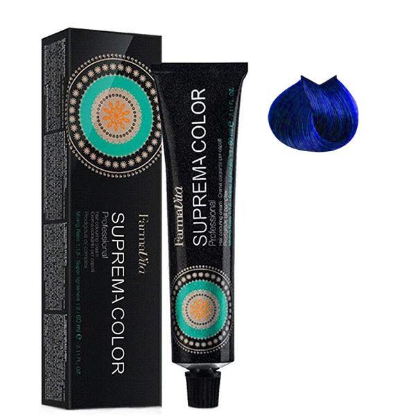 Vopsea Permanenta – FarmaVita Suprema Color Professional, Nuanta Blue, 60 ml