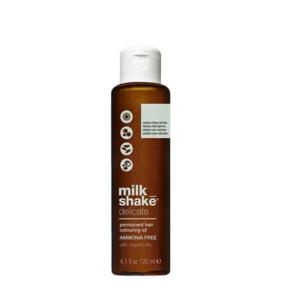 Vopsea permanenta pe baza de ulei Milk Shake Delicate 5.34, Castaniu Deschis Aramiu Auriu, 120ml