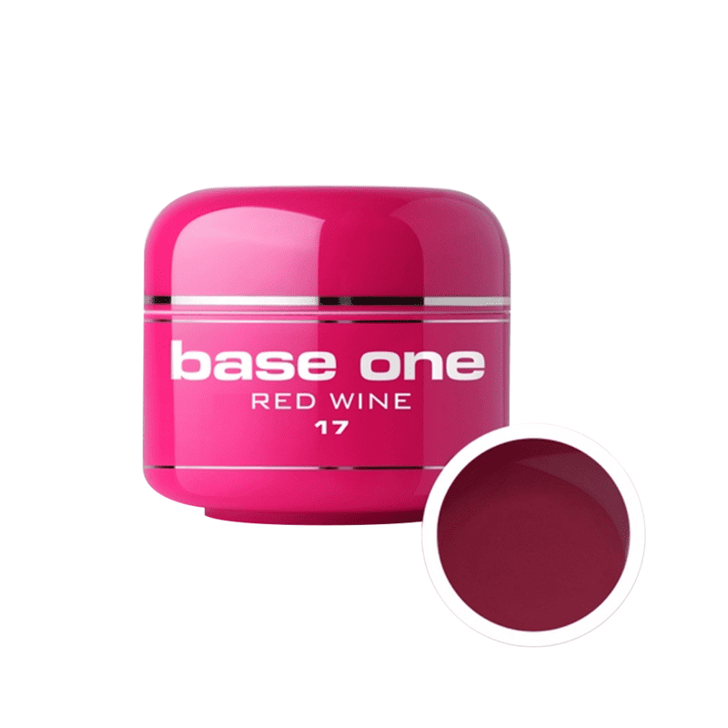 Gel UV color Base One, red wine 17, 5 g