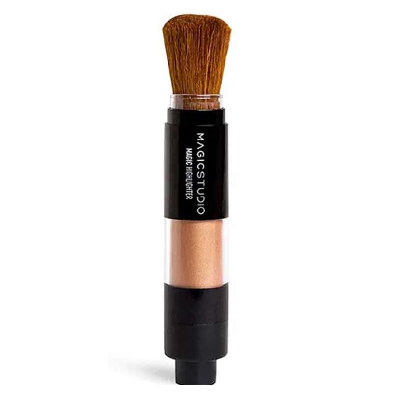 Pensula machiaj cu pudra bronzanta Magic Studio Sungold