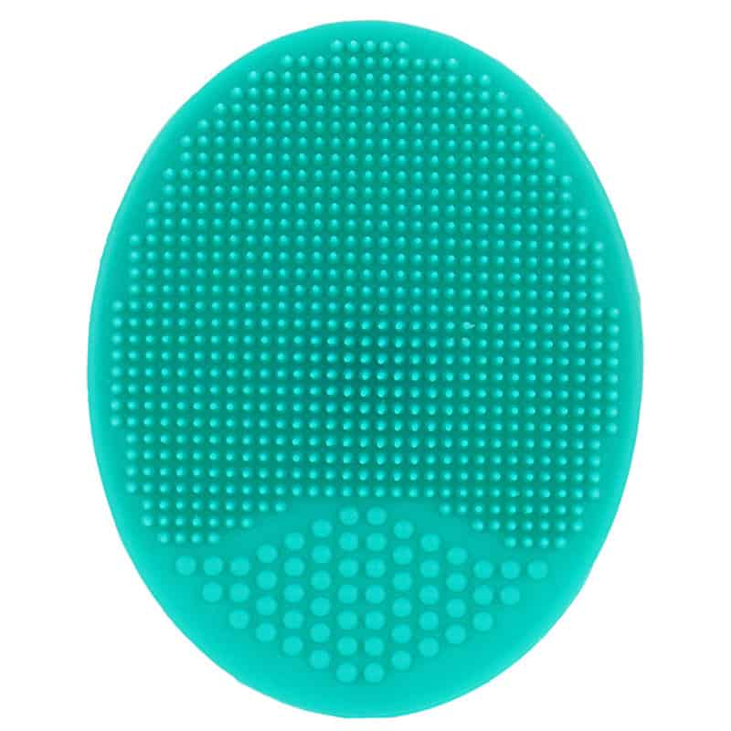 Perie pentru fata din silicon verde IDC INSTITUTE FACIAL CLEANSING PAD