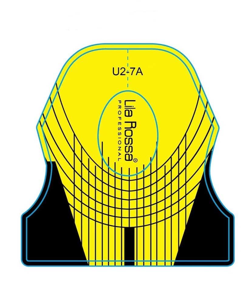 Sabloane unghii aurii, 500 buc, U2-7A