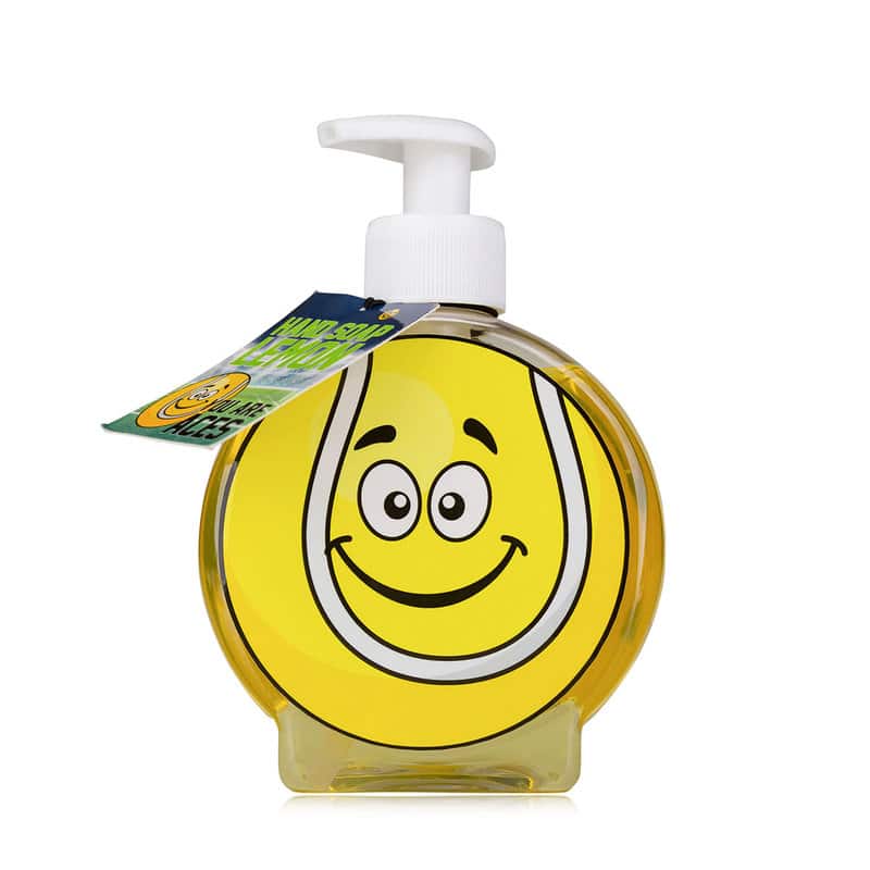 Sapun, 350ml hand soap YOU ARE ACES in dispenser, fragrance: Lemon, col. green/yellow, PU 6/24, set cadou craciun