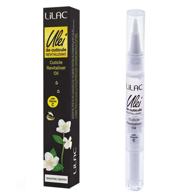 Ulei cuticule tip stilou, Lilac, aroma Jasmin, 3 ml