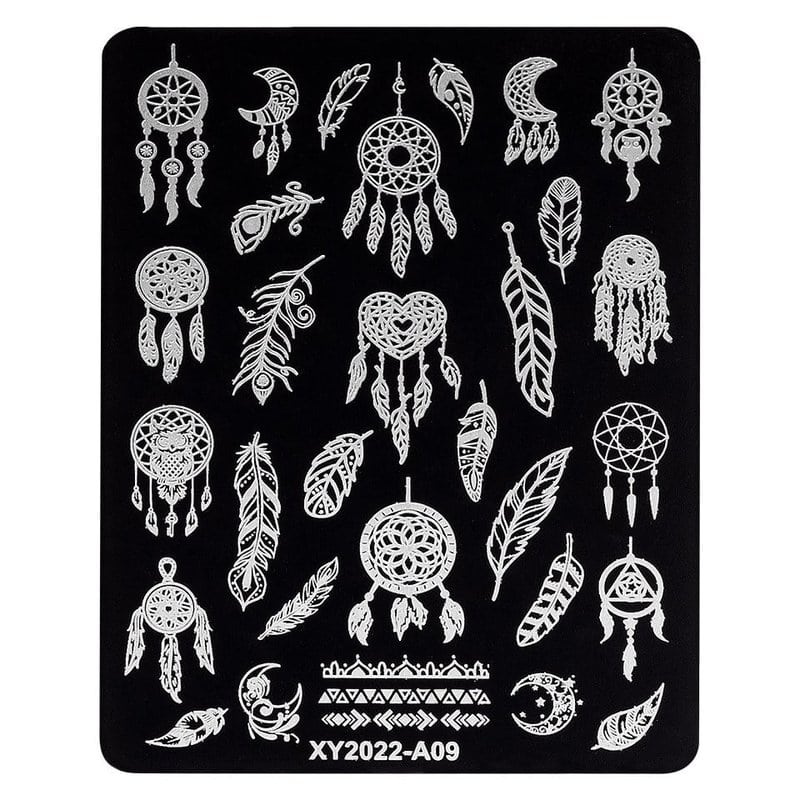 Matrita Metalica Stampila Unghii LUXORISE, Dream Catcher Glow A09