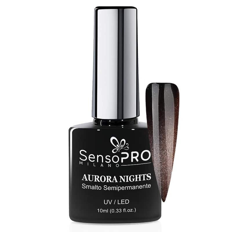 Oja Semipermanenta Aurora Nights SensoPRO Milano 10ml, Celestial Glare 23