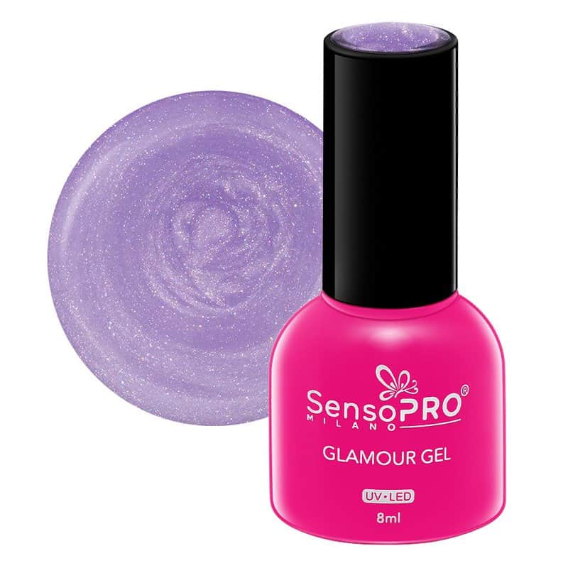 Oja Semipermanenta Glamour Gel SensoPRO Milano 8ml, Ready to Spark #113