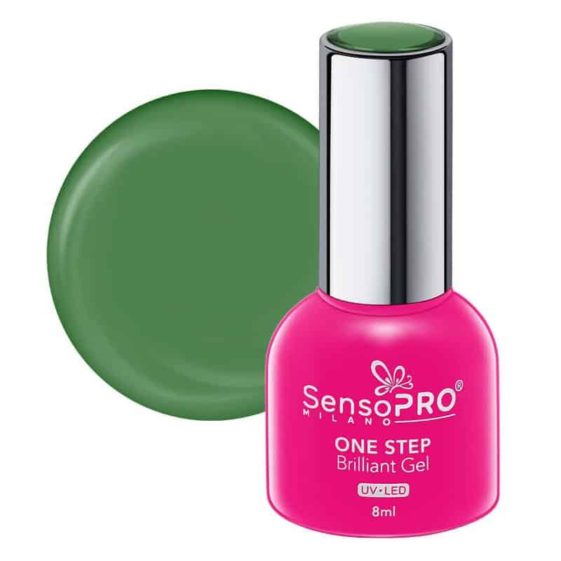 Oja Semipermanenta One Step Brilliant Gel SensoPRO Milano 8ml, Green Pleasure #111