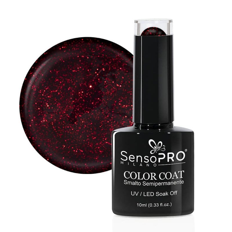 Oja Semipermanenta SensoPRO Milano 10ml – 056 Red Blink