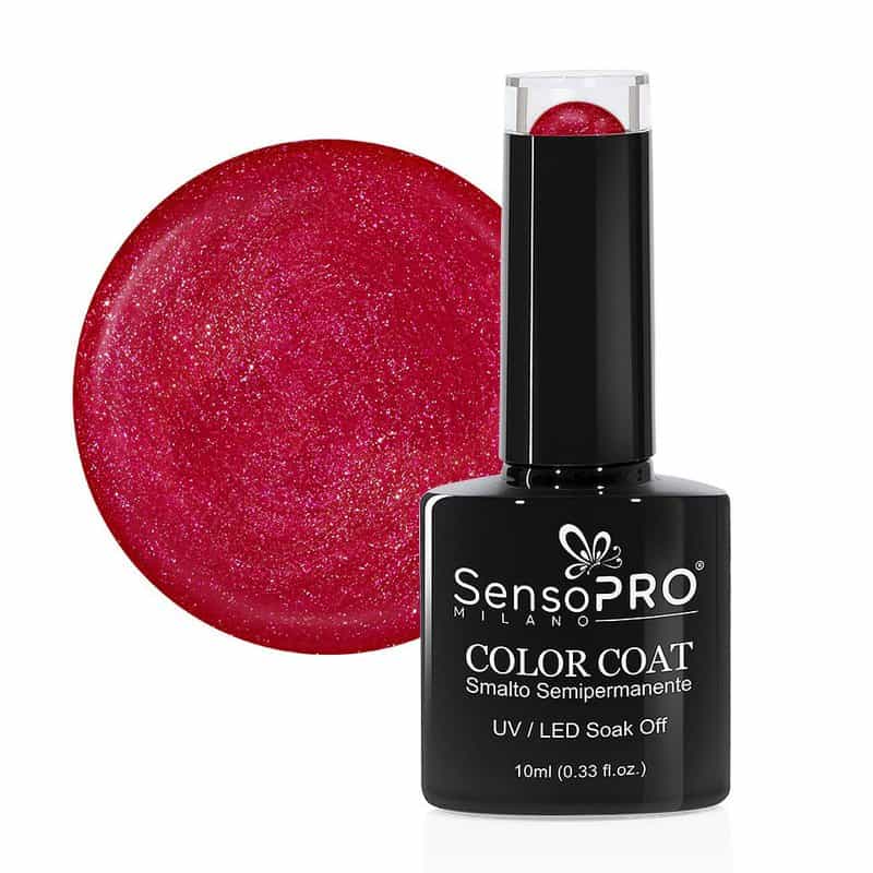 Oja Semipermanenta SensoPRO Milano 10ml – 064 Glam Red