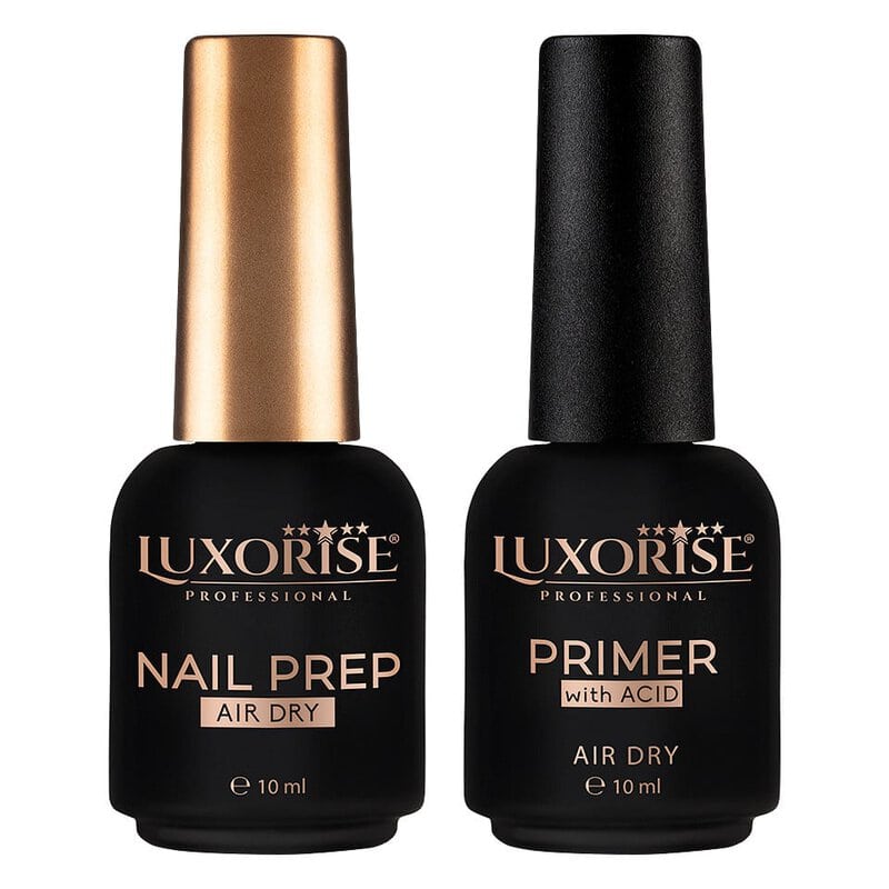 Set Nail Prep & Primer cu Acid, LUXORISE 10ml