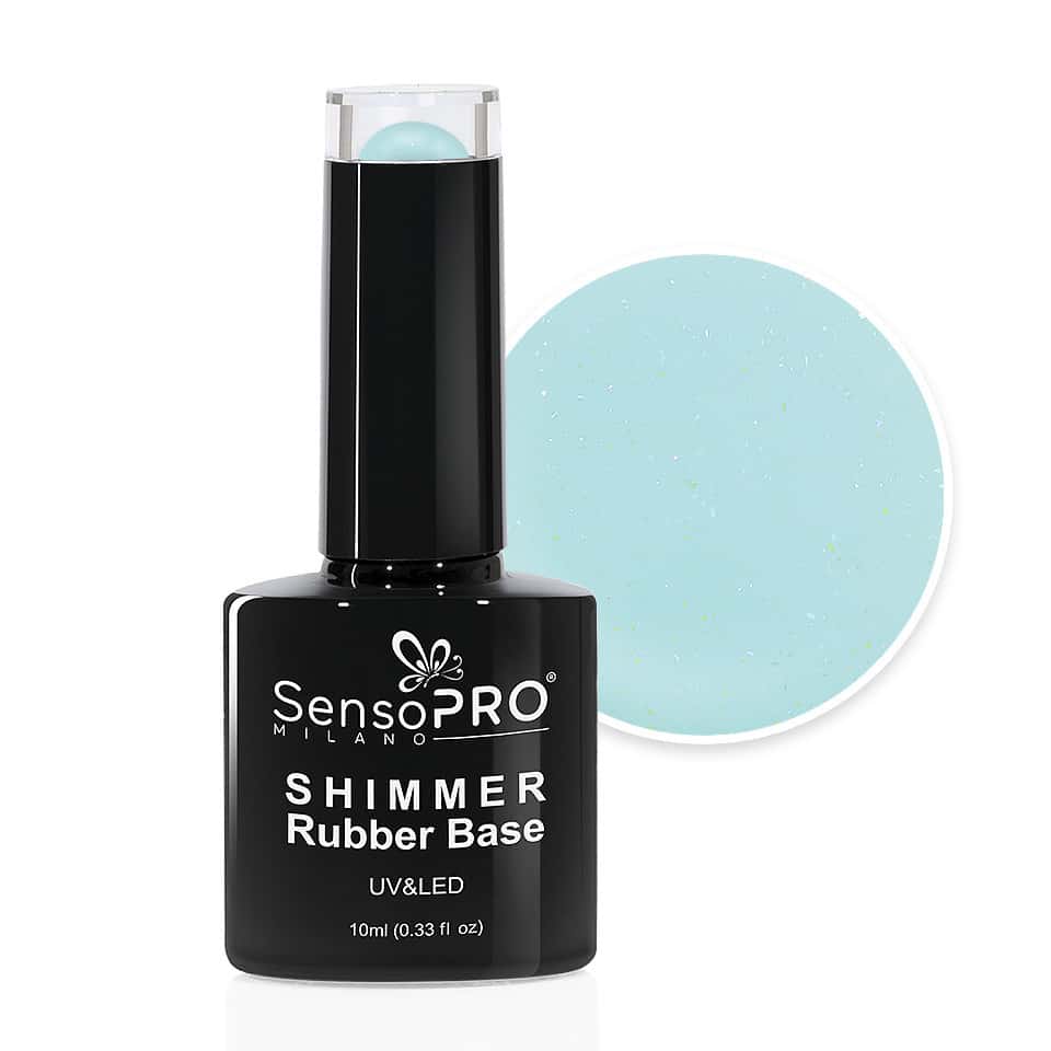 Shimmer Rubber Base SensoPRO Milano – #26 Blueberry Honey, 10ml