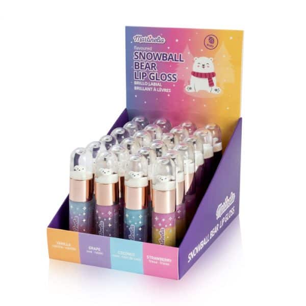 Lipgloss copii SNOWBALL BEAR - Martinelia - Vanilie